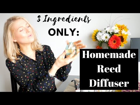 Homemade Reed Diffuser - 3 Ingredients Only