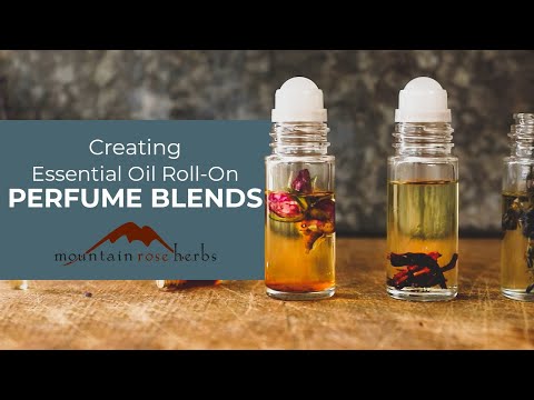 Creating Essential Oil Roll-On Perfume Blends