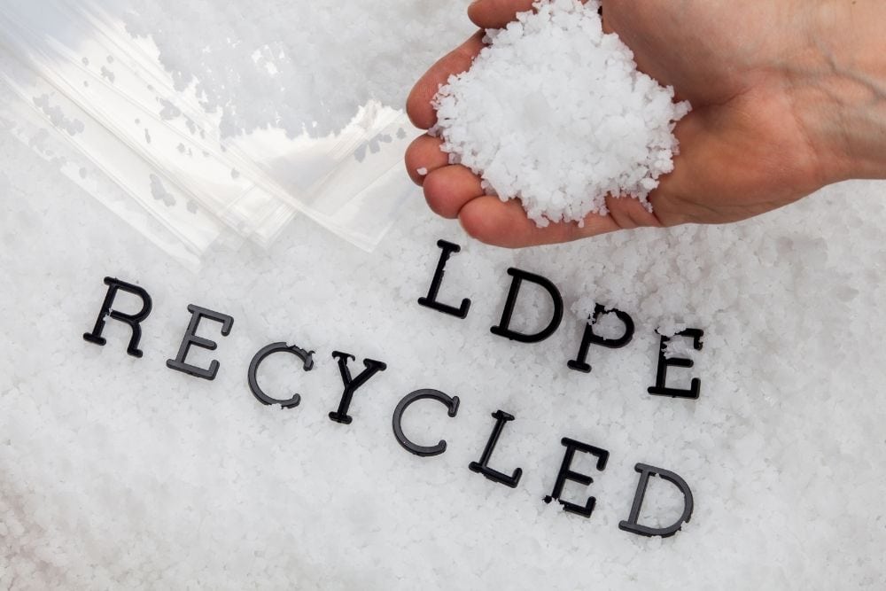 LDPE Plastic recycled raw